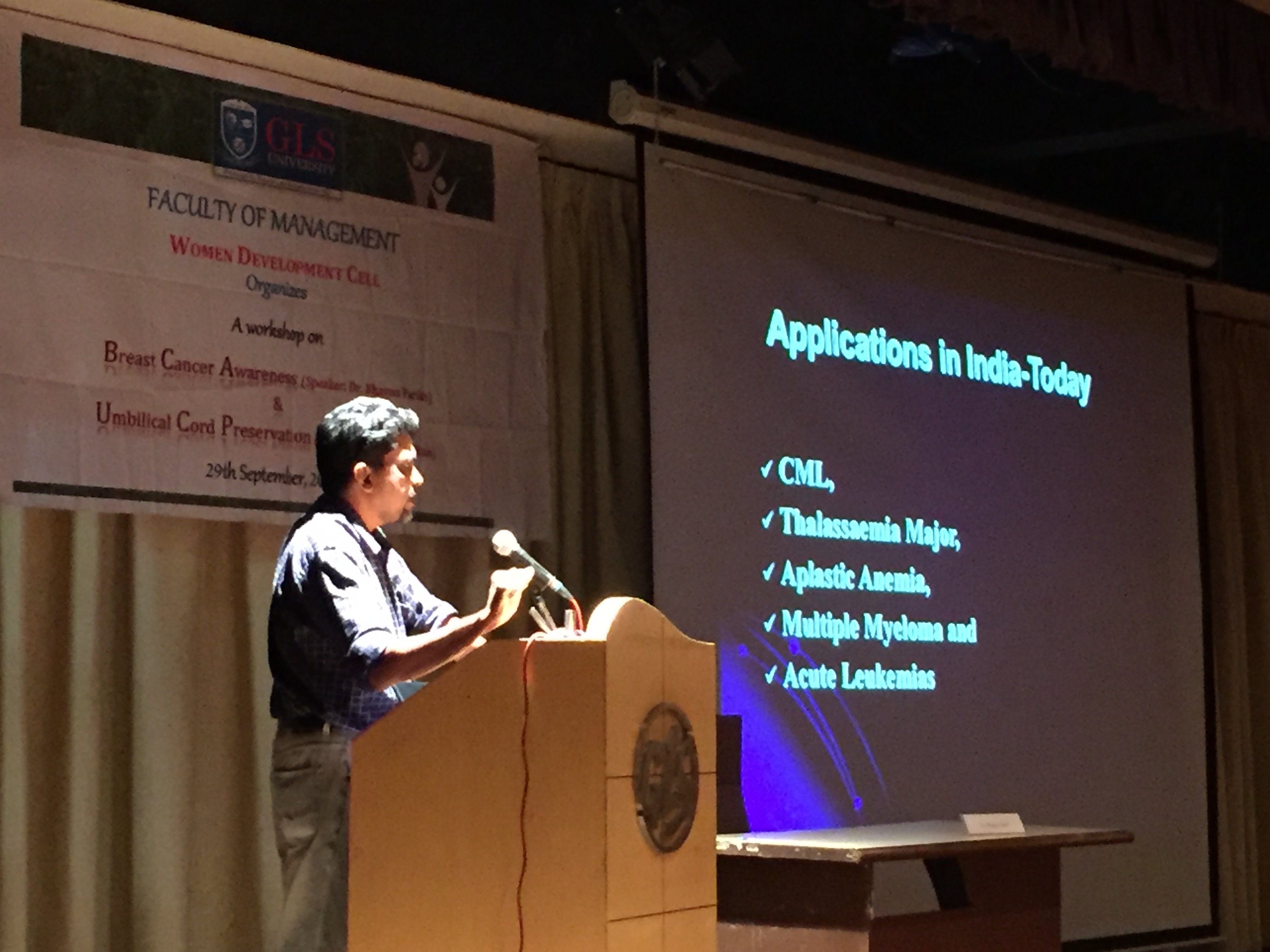 Workshop on Breast Cancer Awareness and Umbilical Cord Preservation by WDC